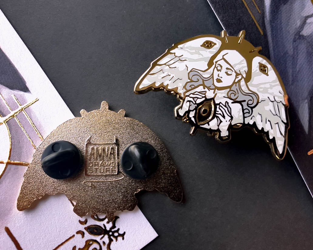 Marble Angels - Hard Enamel Pins - Wings of Marble