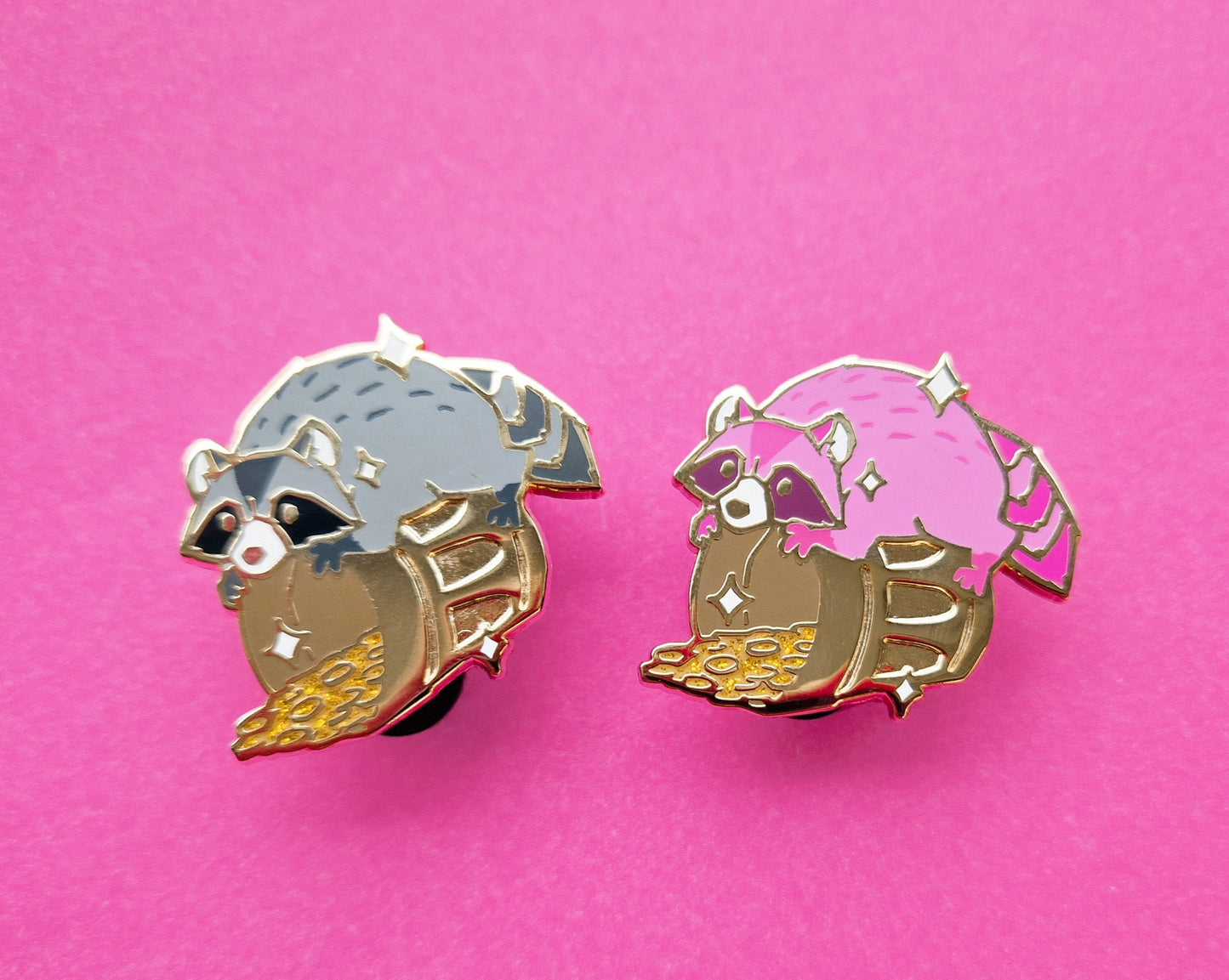 Treasure Raccoon - Hard Enamel Pin - Trash Dwellers