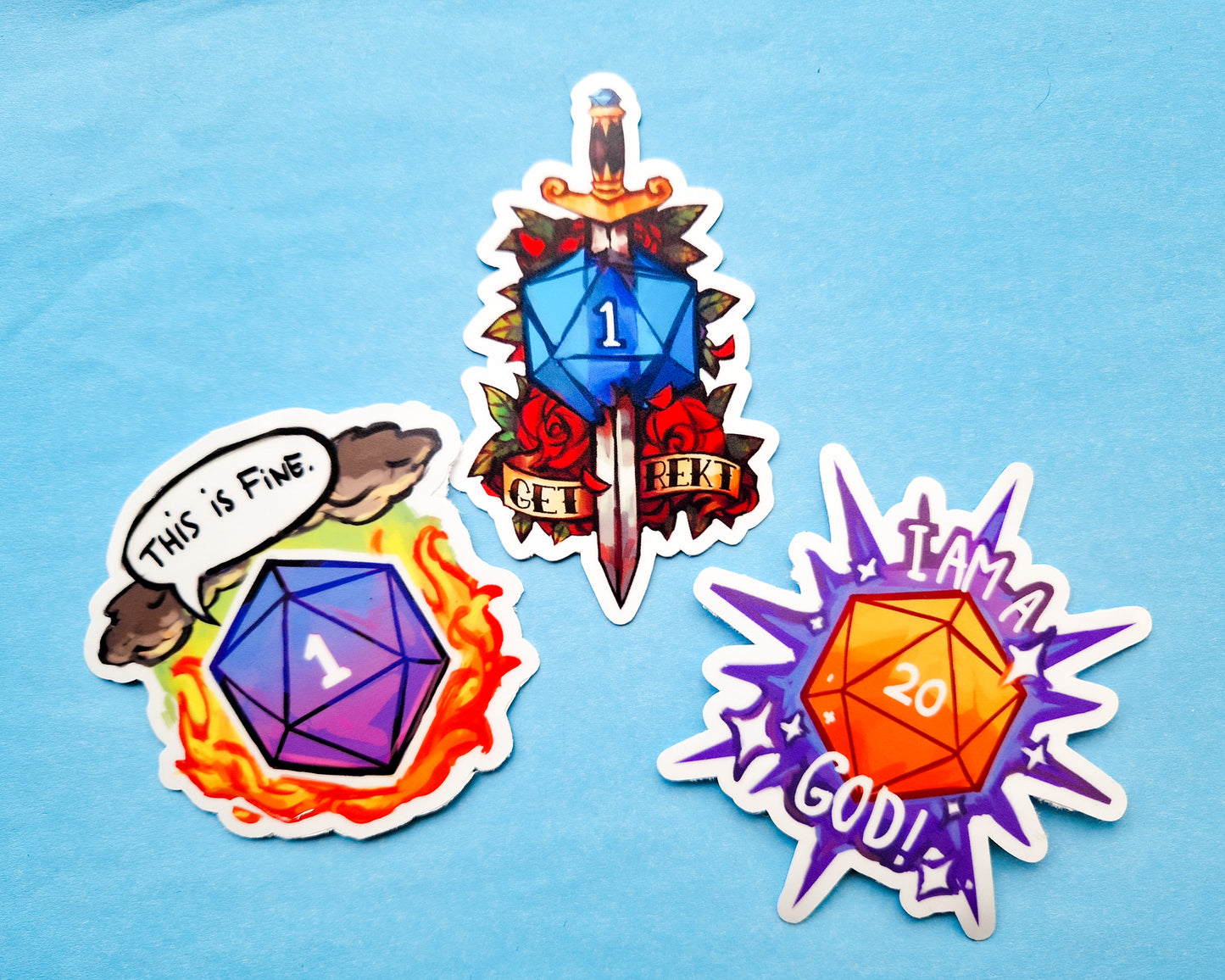 DnD Moods - Weatherproof Vinyl Stickers