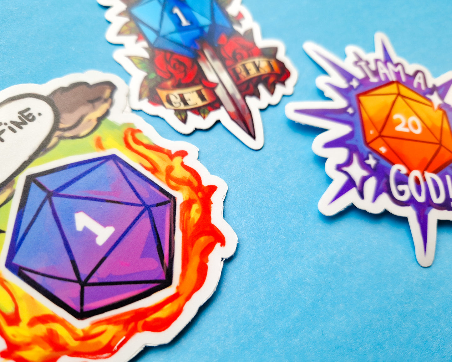 DnD Moods - Weatherproof Vinyl Stickers