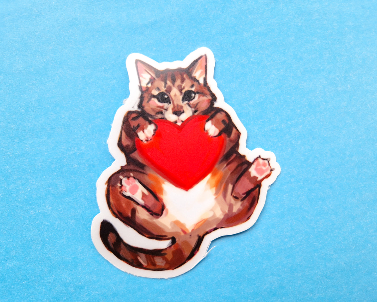 Heart Animals - Weatherproof Vinyl Stickers