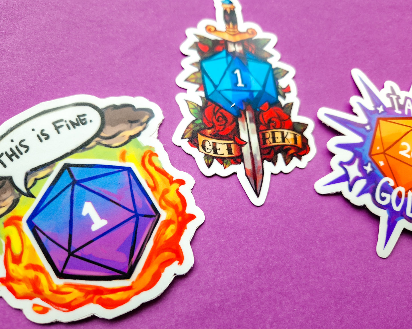DnD Moods - Weatherproof Vinyl Stickers