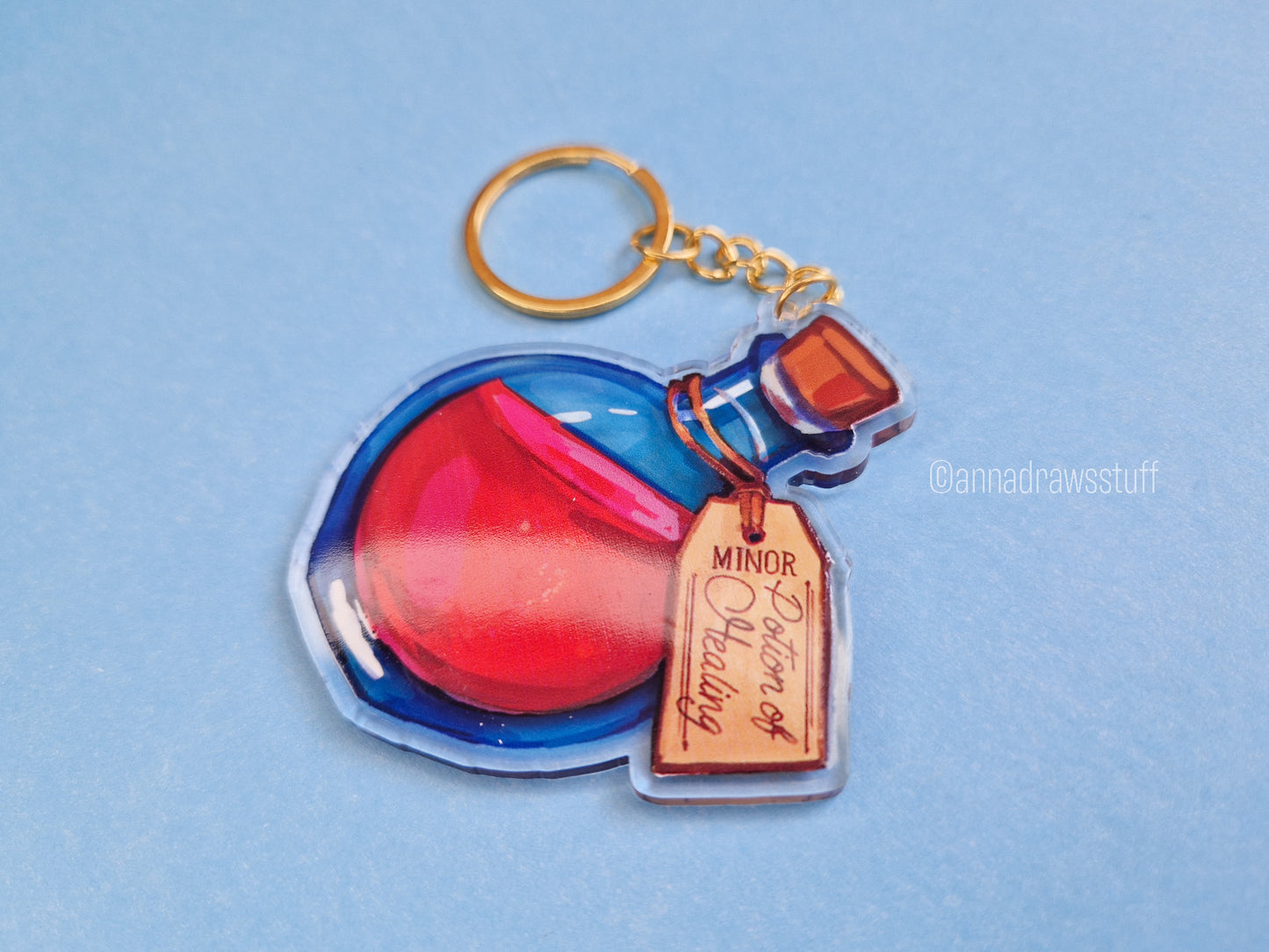 Health Potion Keychain