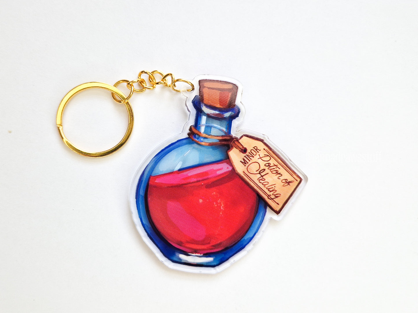 Health Potion Keychain