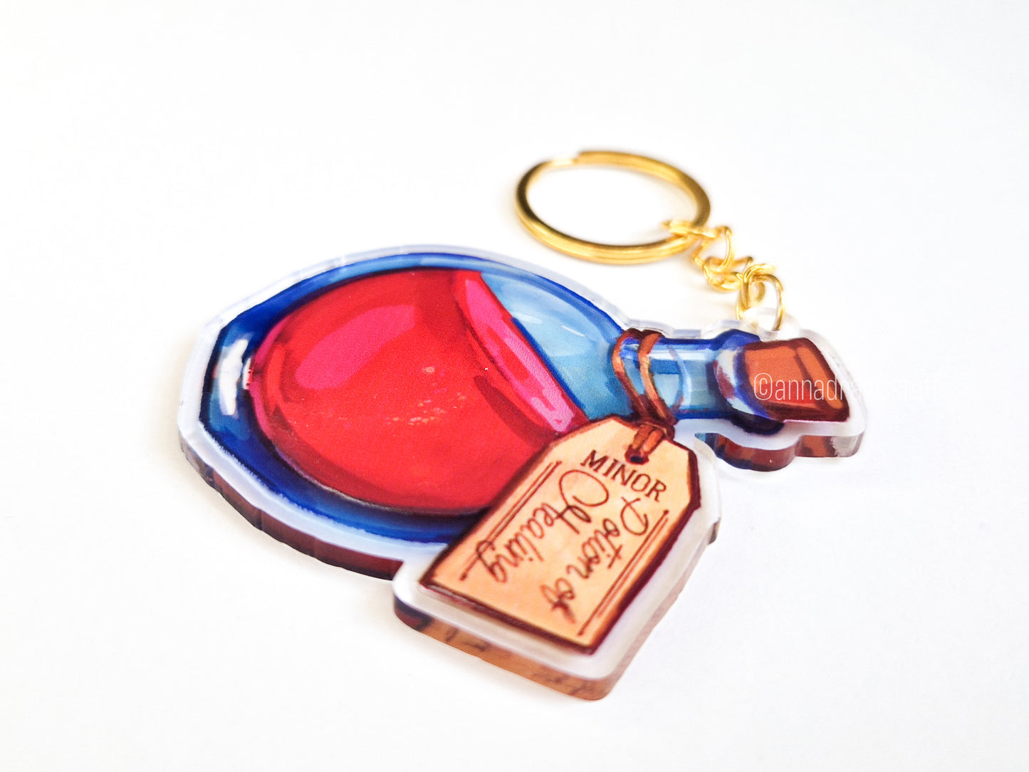 Health Potion Keychain