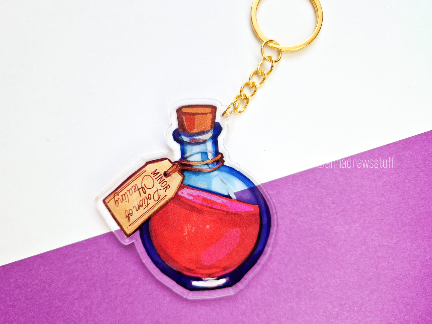 Health Potion Keychain