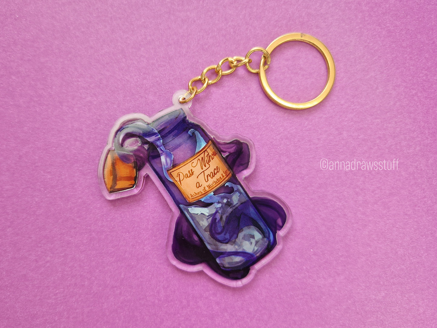 Pass Without A Trace DnD Keychain