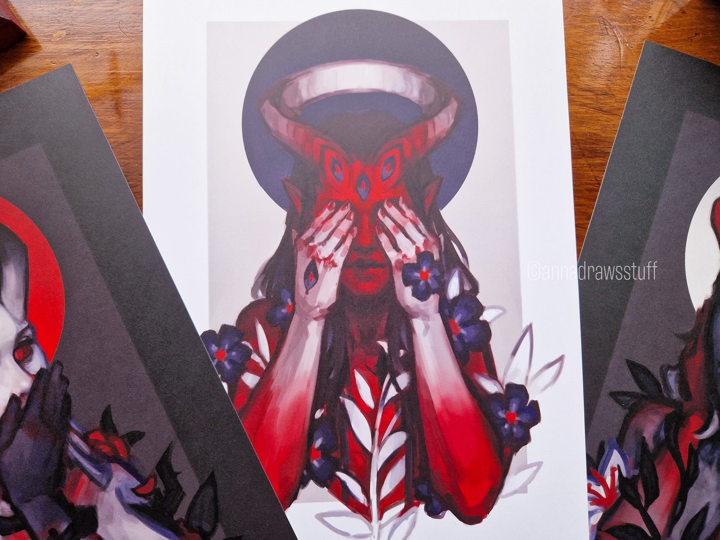 Three Wise Demons Art Prints - A4 (letter) or A6 (postcard) size