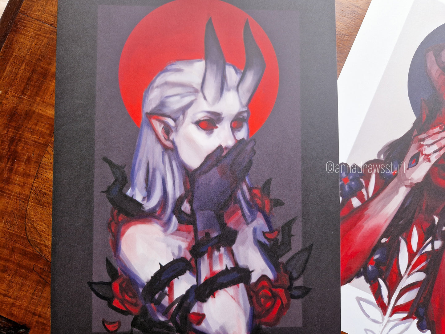 Three Wise Demons Art Prints - A4 (letter) or A6 (postcard) size