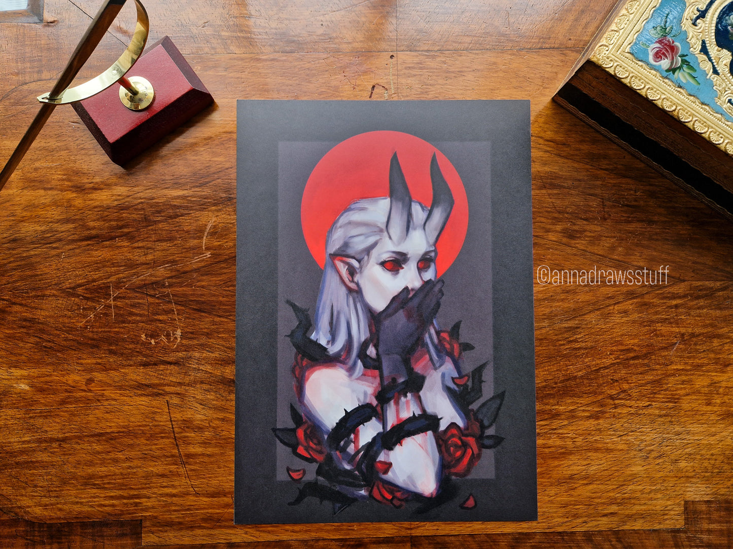 Three Wise Demons Art Prints - A4 (letter) or A6 (postcard) size