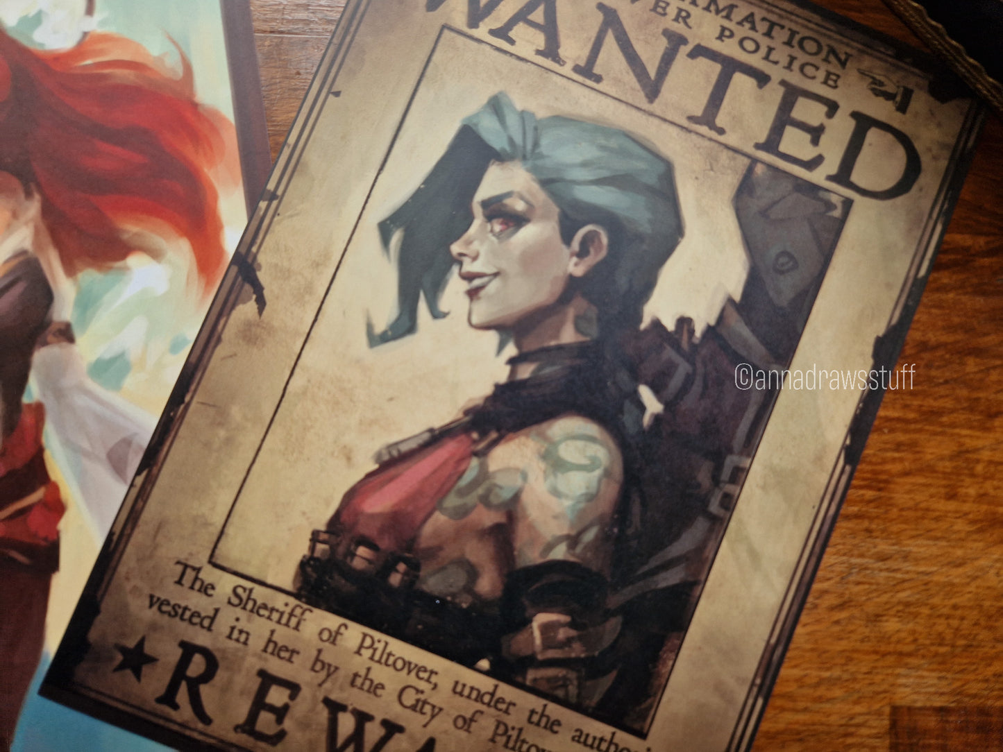 Miss Fortune and JInx Art Prints - A4 (letter) or A6 (postcard) size