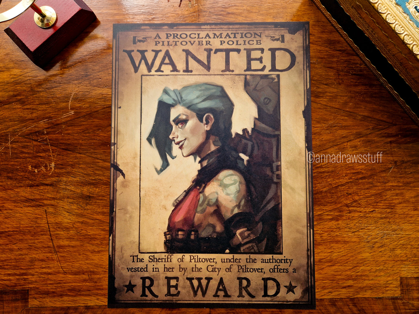 Miss Fortune and JInx Art Prints - A4 (letter) or A6 (postcard) size