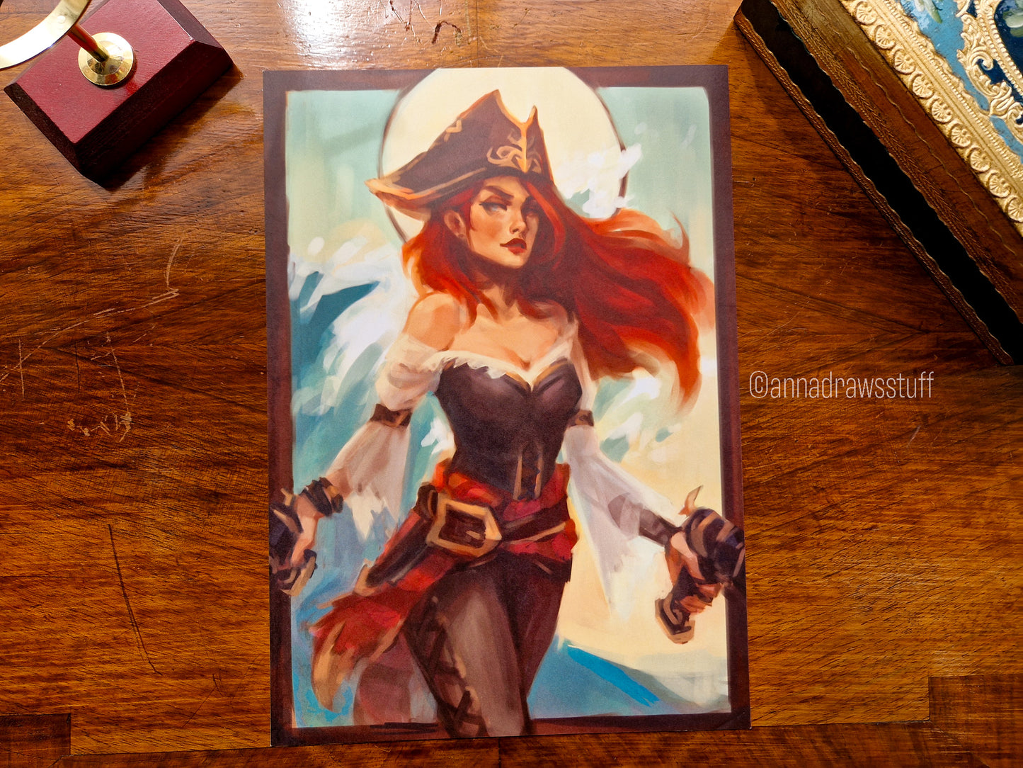 Miss Fortune and JInx Art Prints - A4 (letter) or A6 (postcard) size