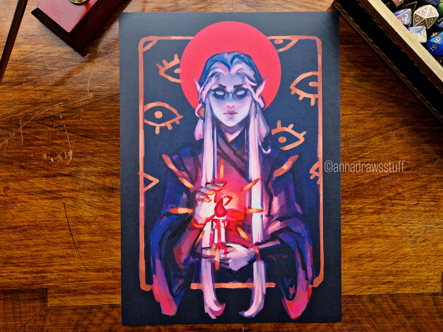 Changeling Art Print - A4 (Letter) or A6 (postcard) size