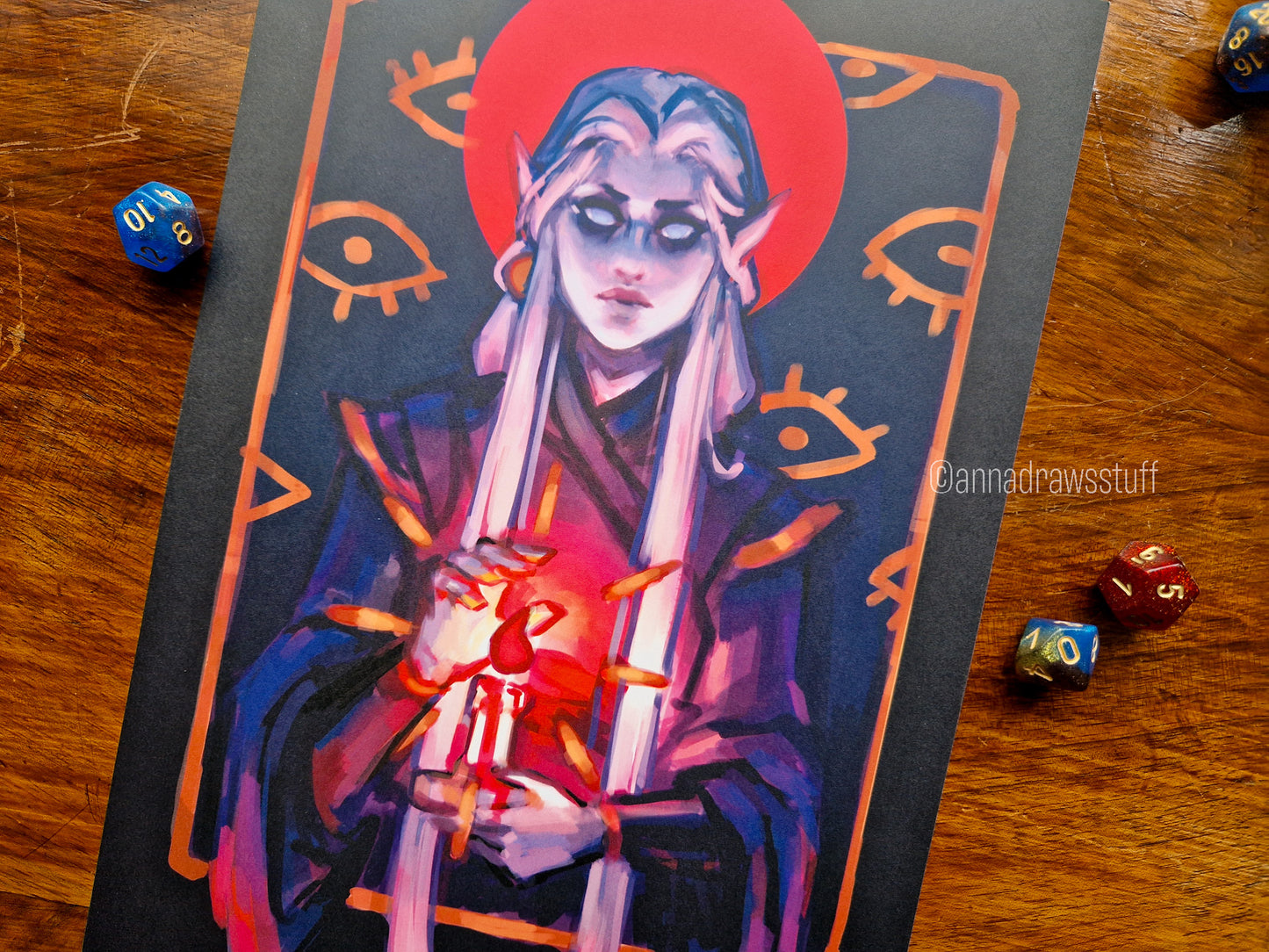 Changeling Art Print - A4 (Letter) or A6 (postcard) size