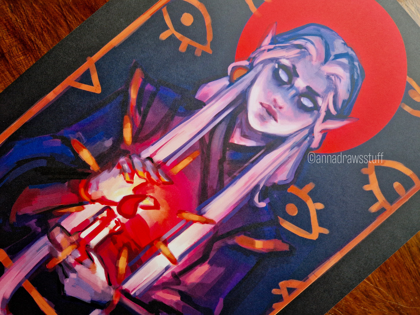 Changeling Art Print - A4 (Letter) or A6 (postcard) size