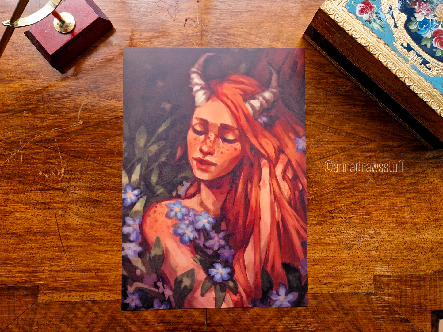 Faun Art Print - A4 (Letter) or A6 (postcard) size