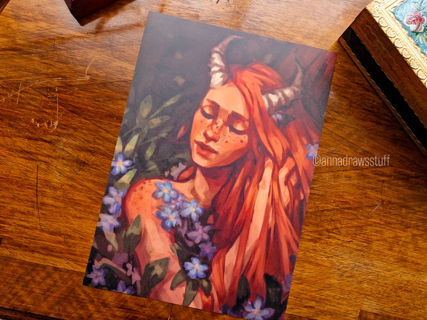 Faun Art Print - A4 (Letter) or A6 (postcard) size