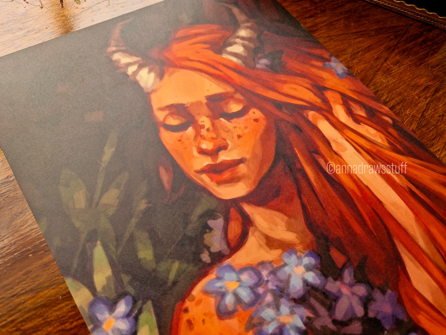 Faun Art Print - A4 (Letter) or A6 (postcard) size