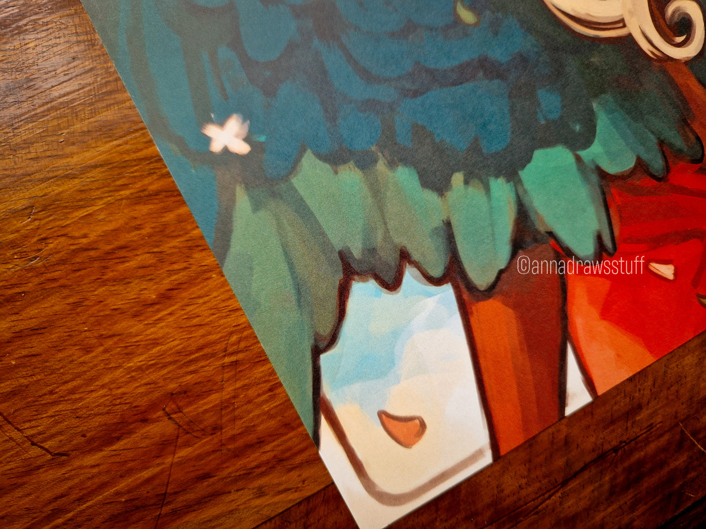 Cloud Nine Angel Art Print - A4 (Letter) or A6 (postcard) size