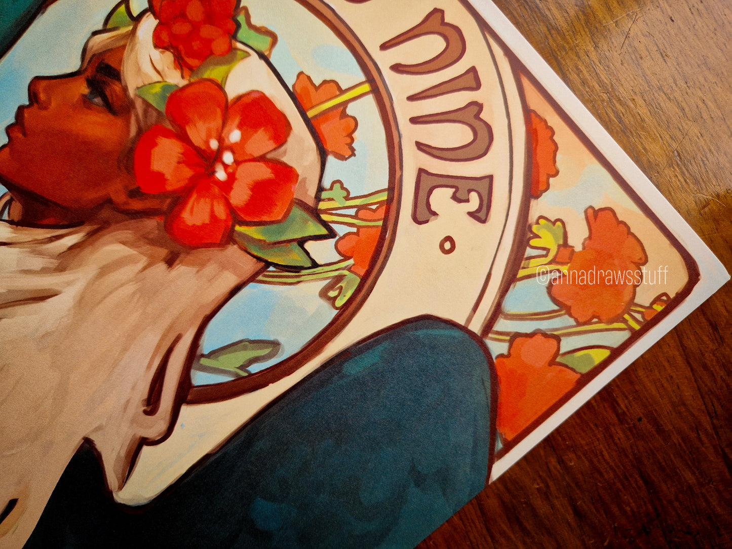 Cloud Nine Angel Art Print - A4 (Letter) or A6 (postcard) size