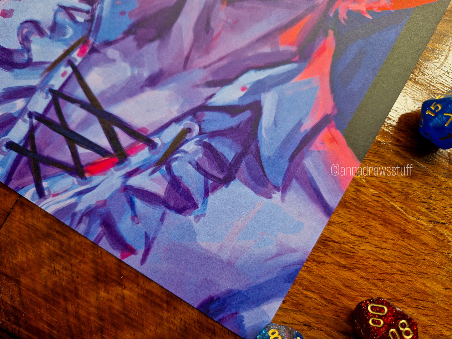 Astarion Art Print - A4 (letter) or A6 (postcard) size