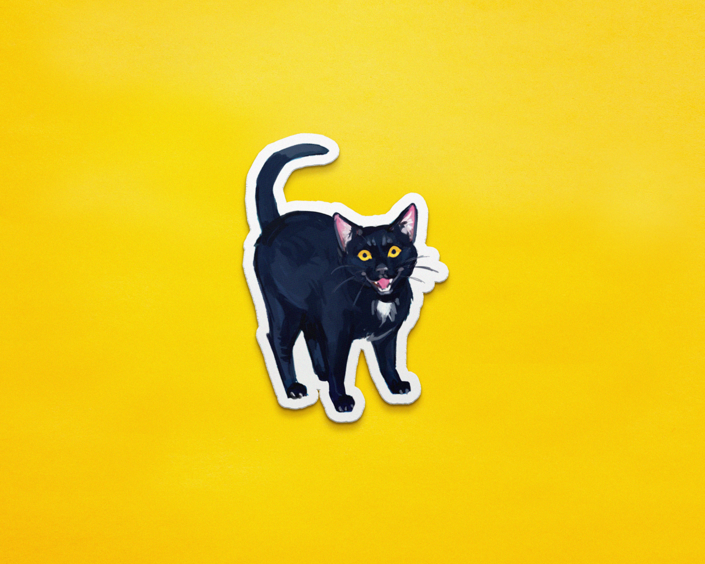 Black Cat Stickers - Vinyl Stickers
