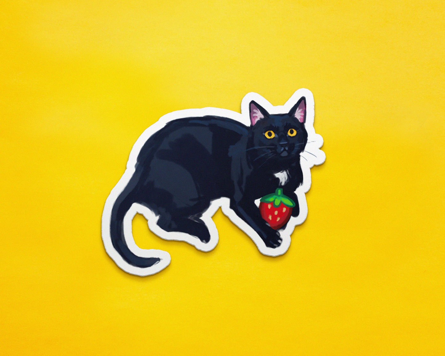 Black Cat Stickers - Vinyl Stickers