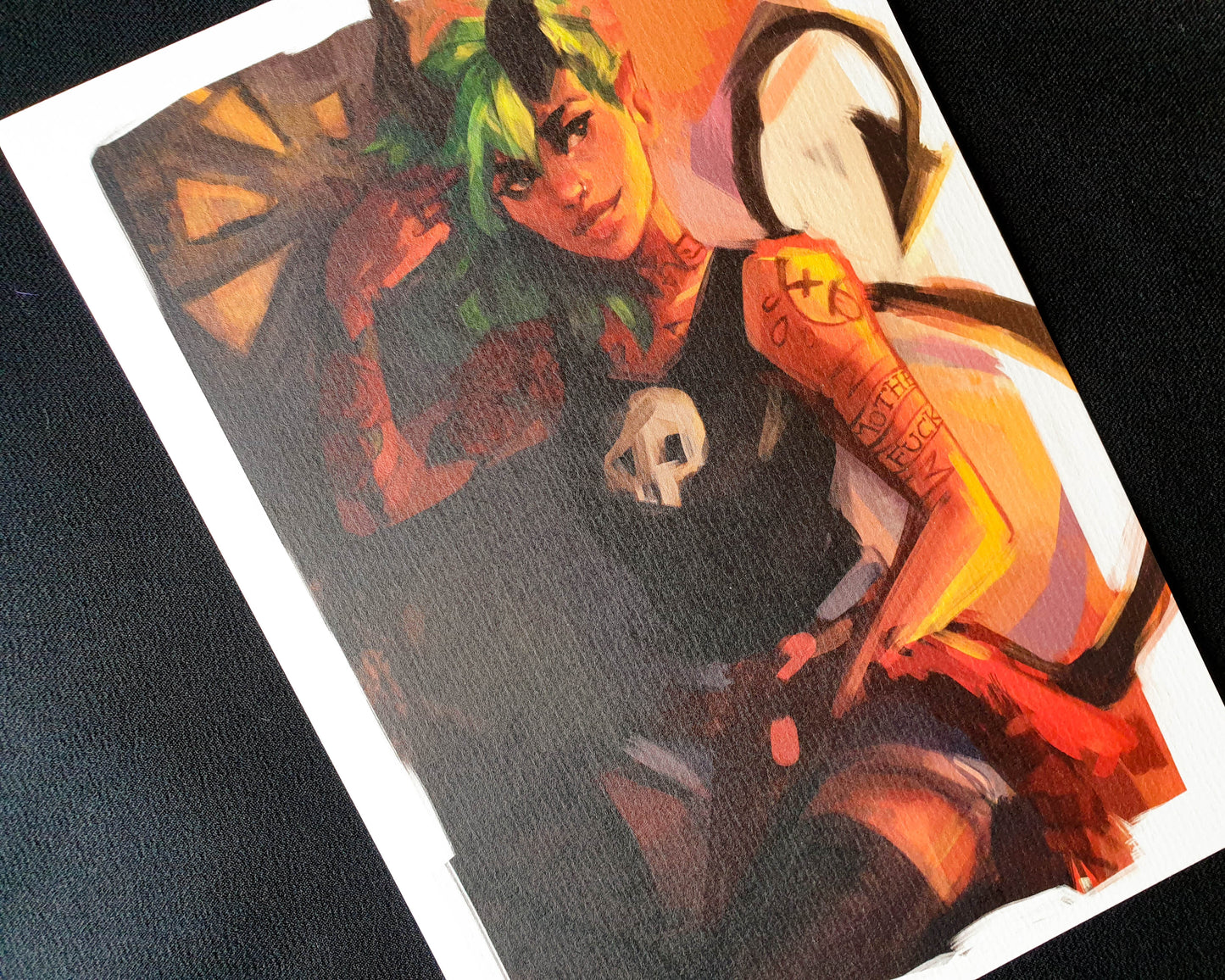 Demon Girl - A5 Art Print