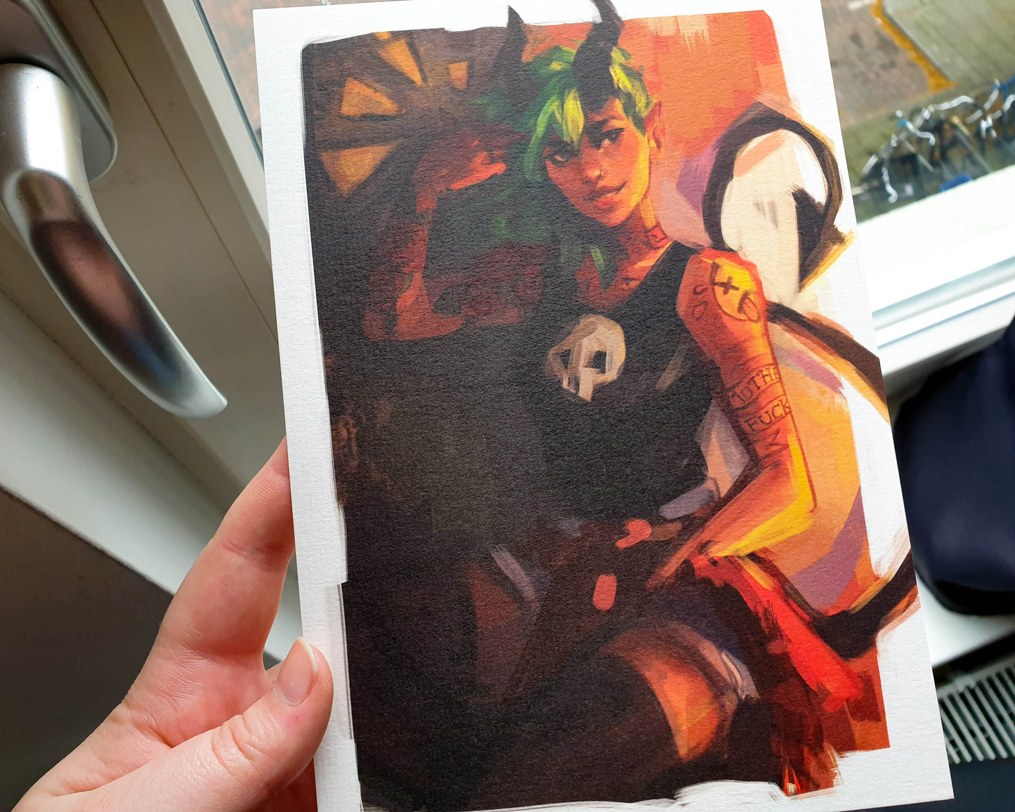 Demon Girl - A5 Art Print