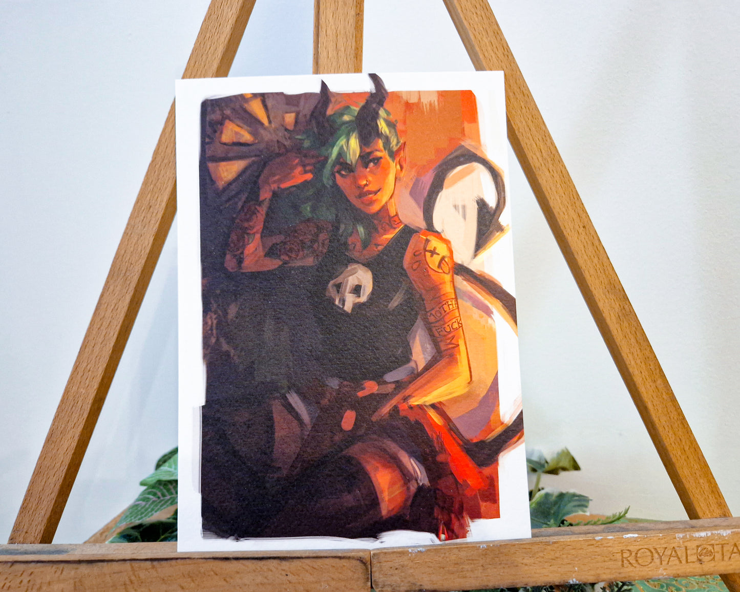 Demon Girl - A5 Art Print