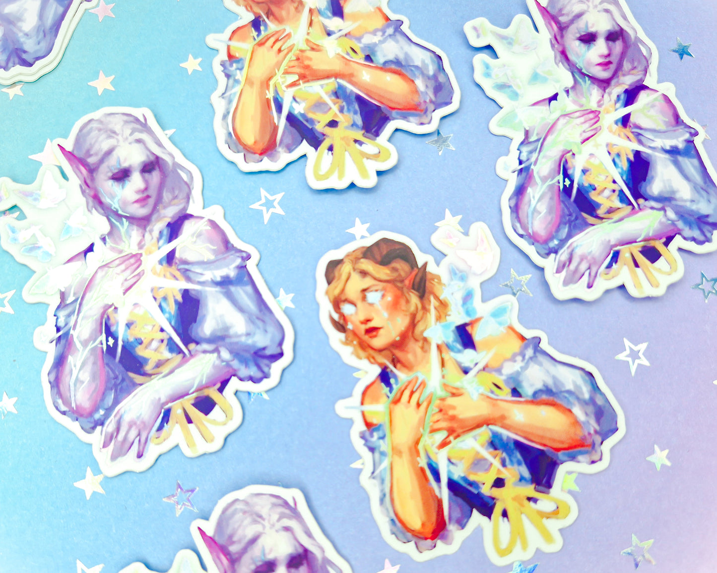 Kindness Holographic Stickers
