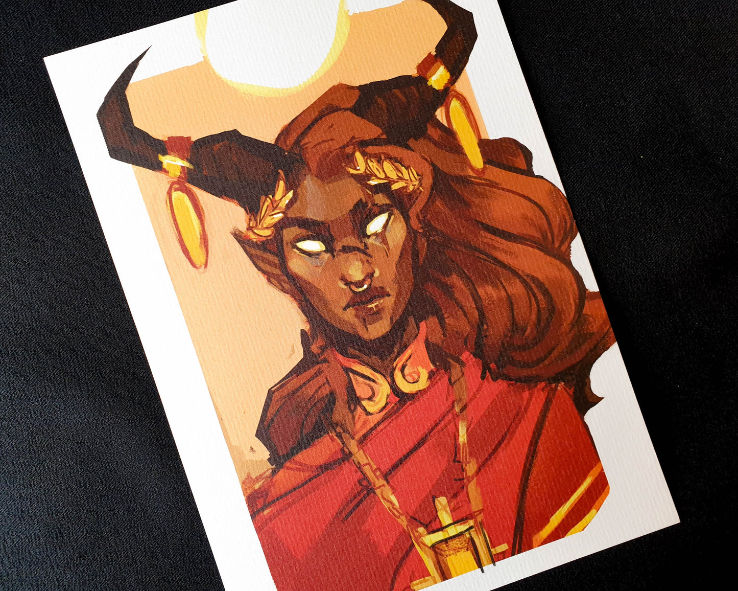 Sun Priestess - A5 Art Print