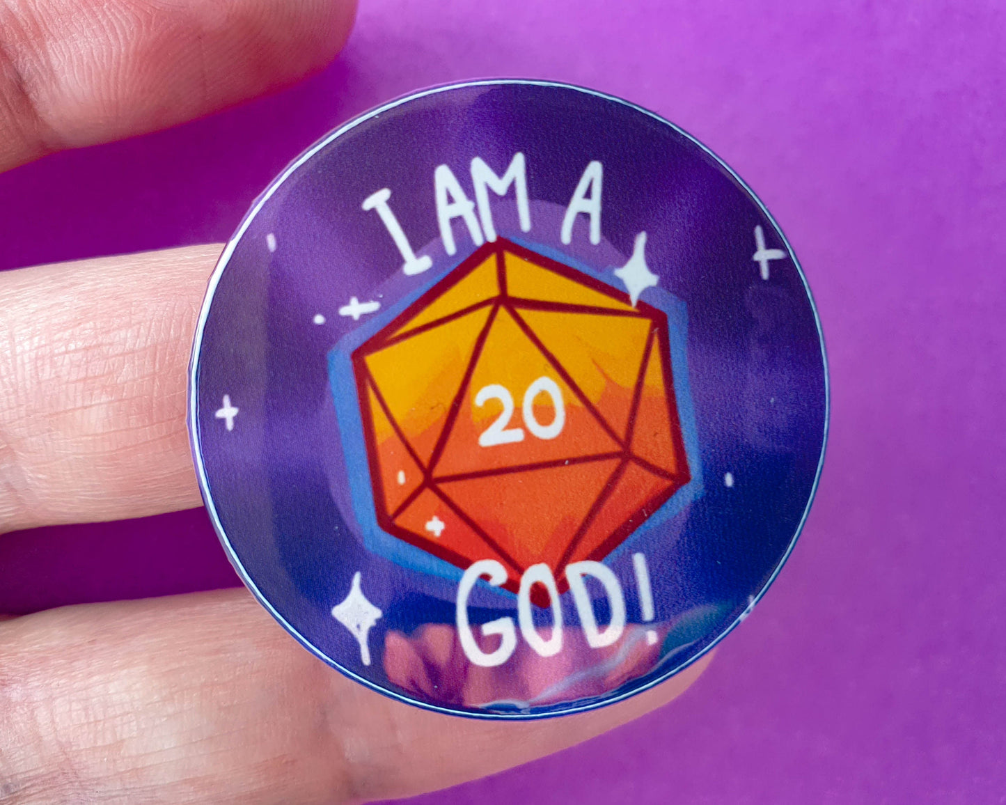 Dnd/TTRPG Buttons - Pinback Button Badges