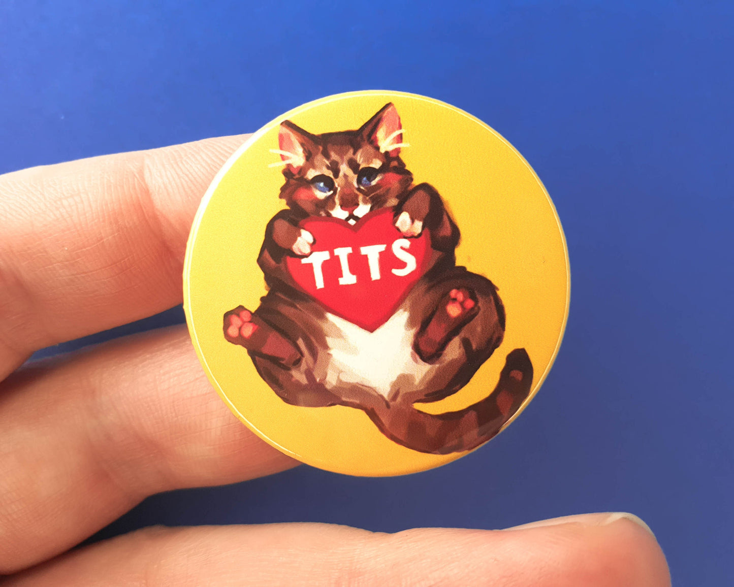 Frisky Animal Pinback buttons