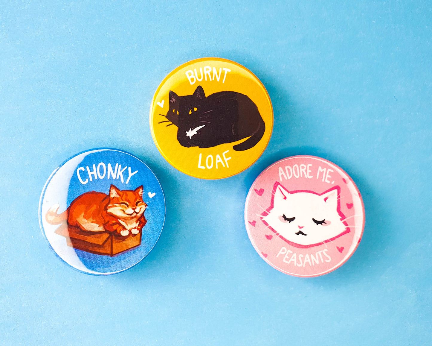 Cat Pinback Buttons