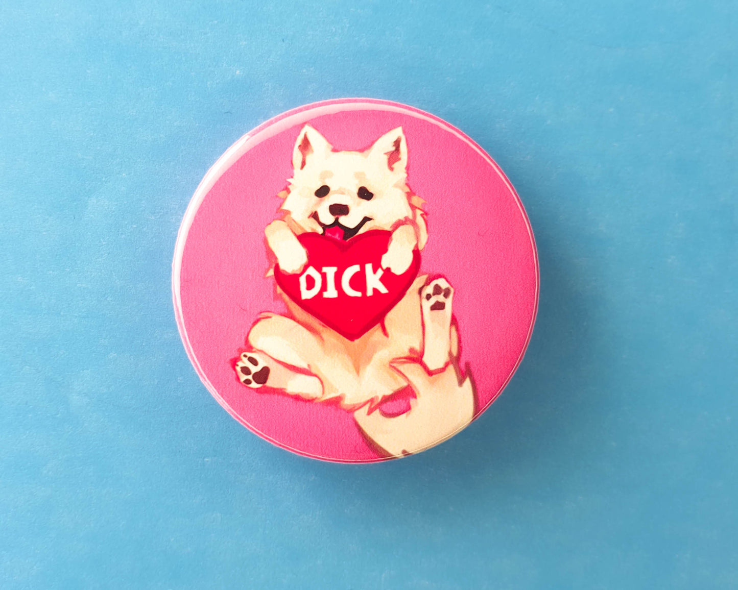 Frisky Animal Pinback buttons