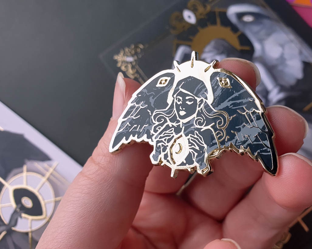 Marble Angels - Hard Enamel Pins - Wings of Marble