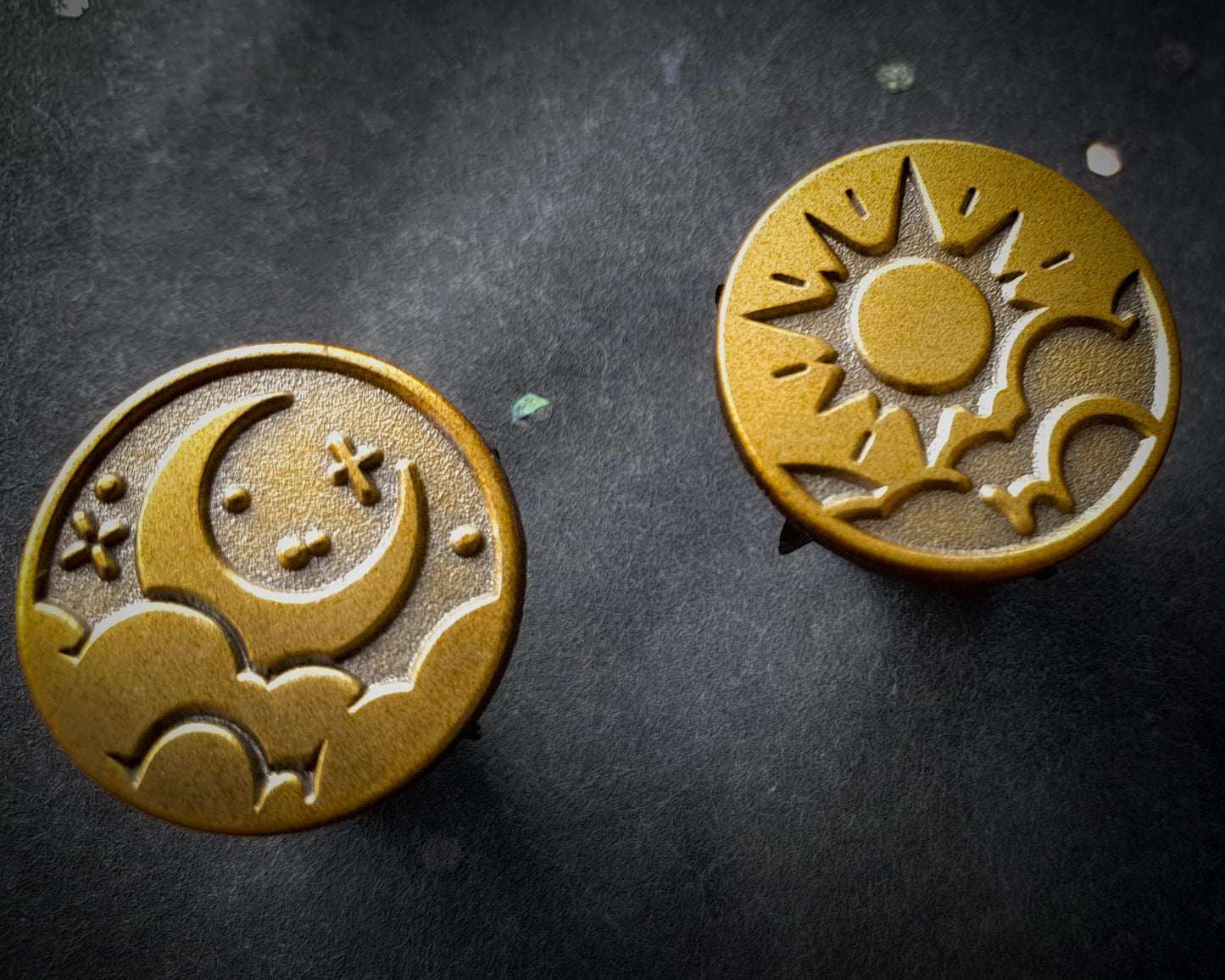The Dawn - Mini Pin Set - Star-crossed Lovers (Collaboration by Astermorn and Annadrawsstuff)