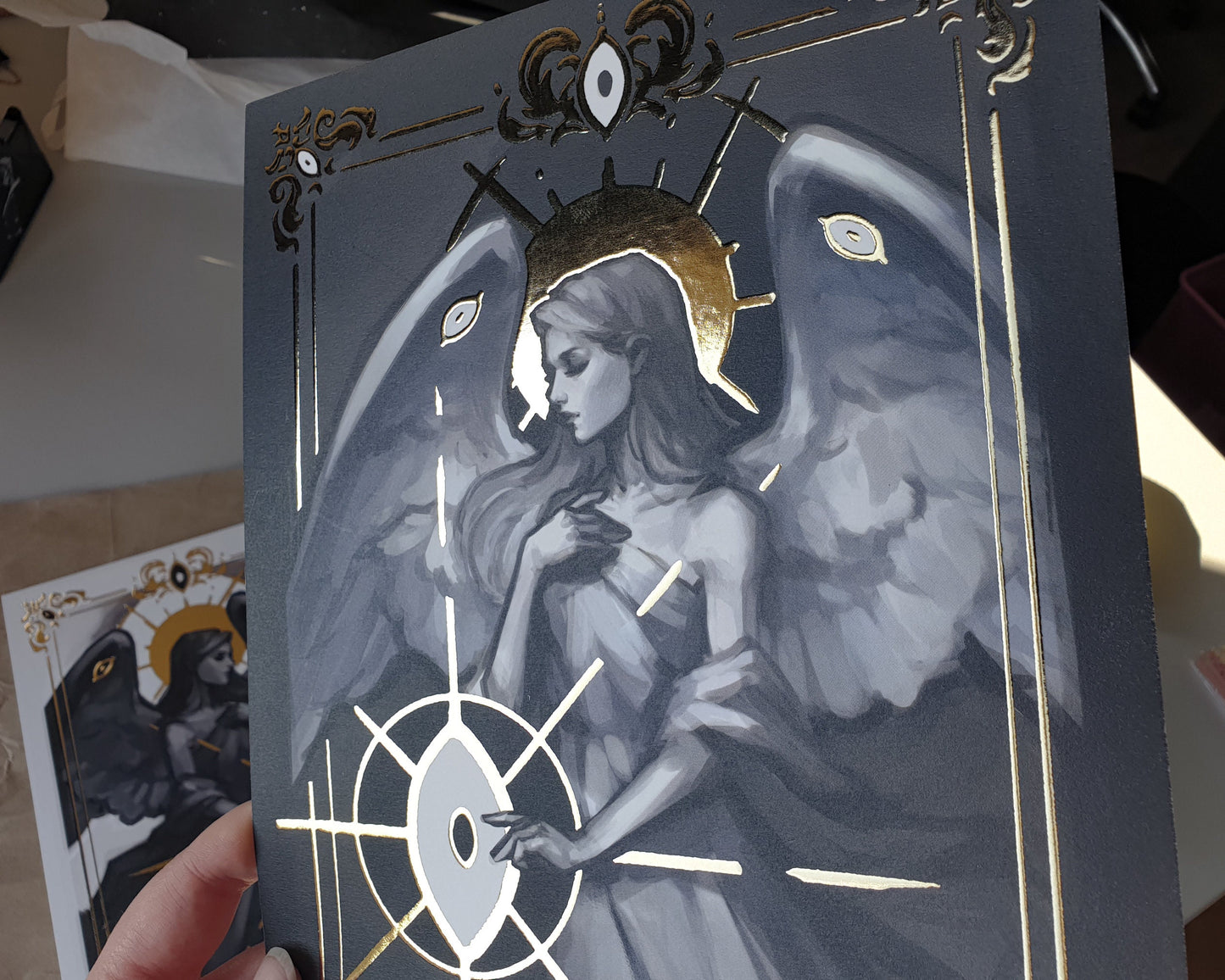 Marble Angels - A4 Gold Foil Prints
