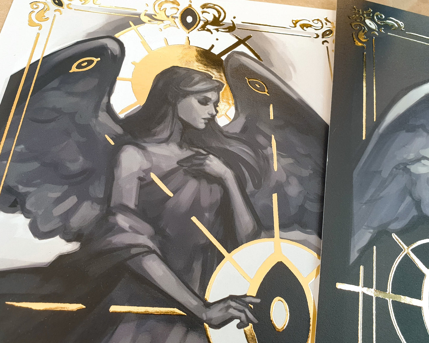 Marble Angels - A4 Gold Foil Prints