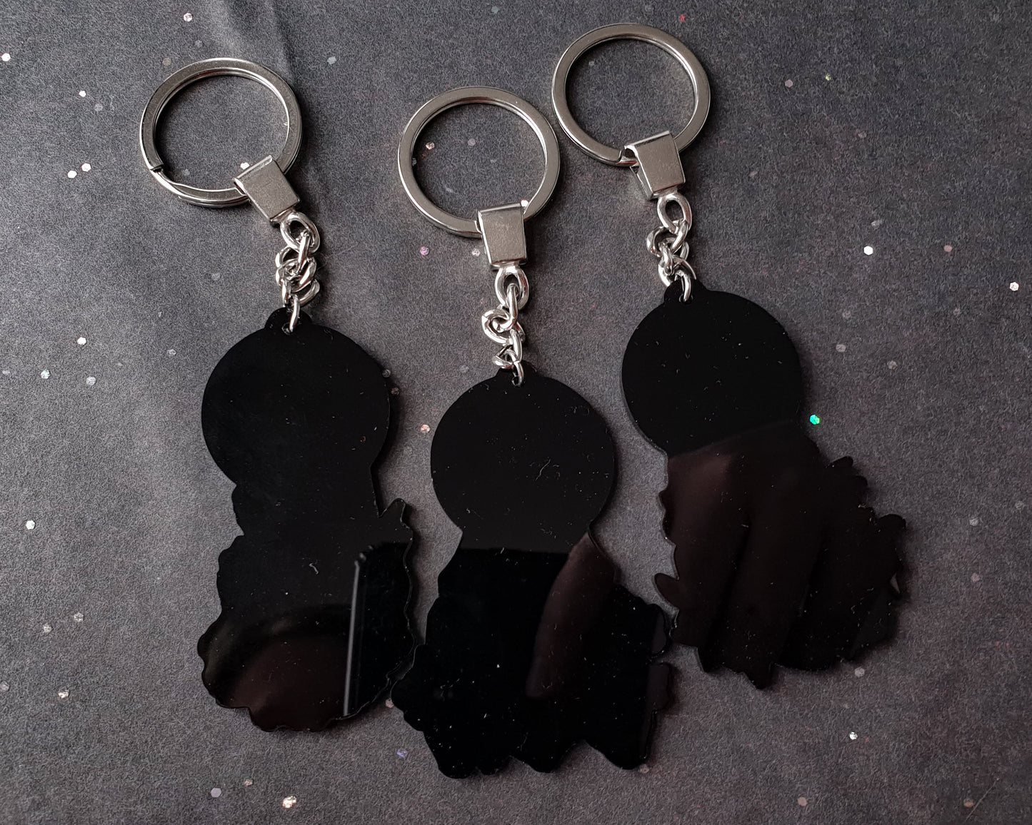 Acrylic Demon Girl Keychains