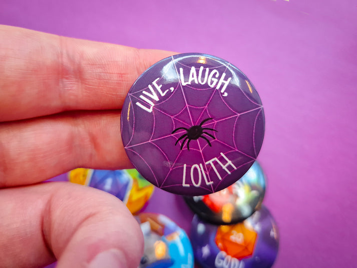 Dnd/TTRPG Buttons - Pinback Button Badges – annadrawsstuff
