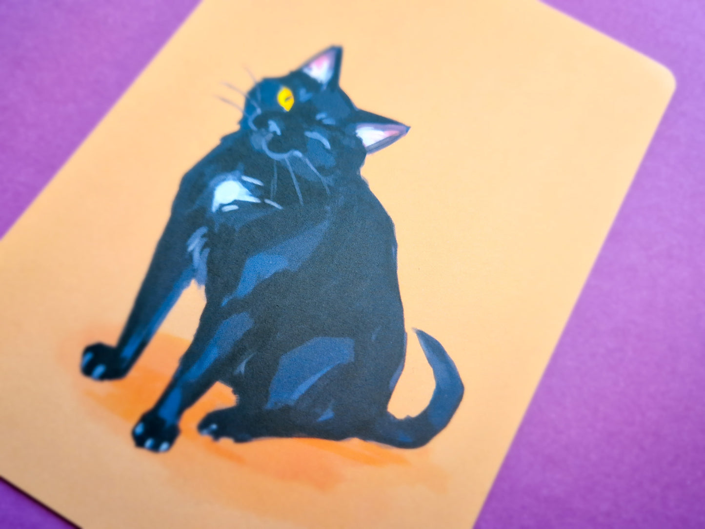 Black Cat Art Prints - Small