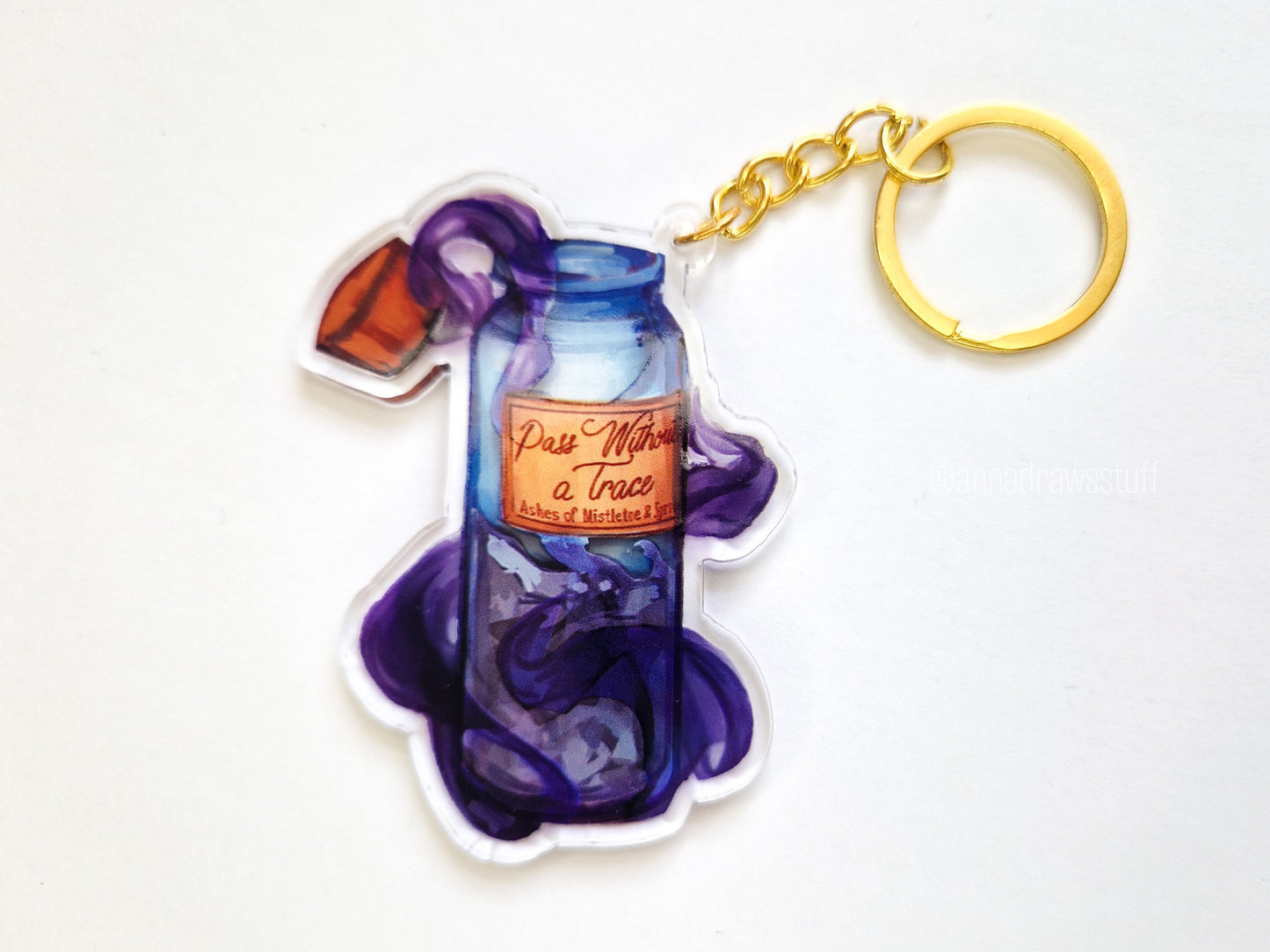 Pass Without A Trace DnD Keychain