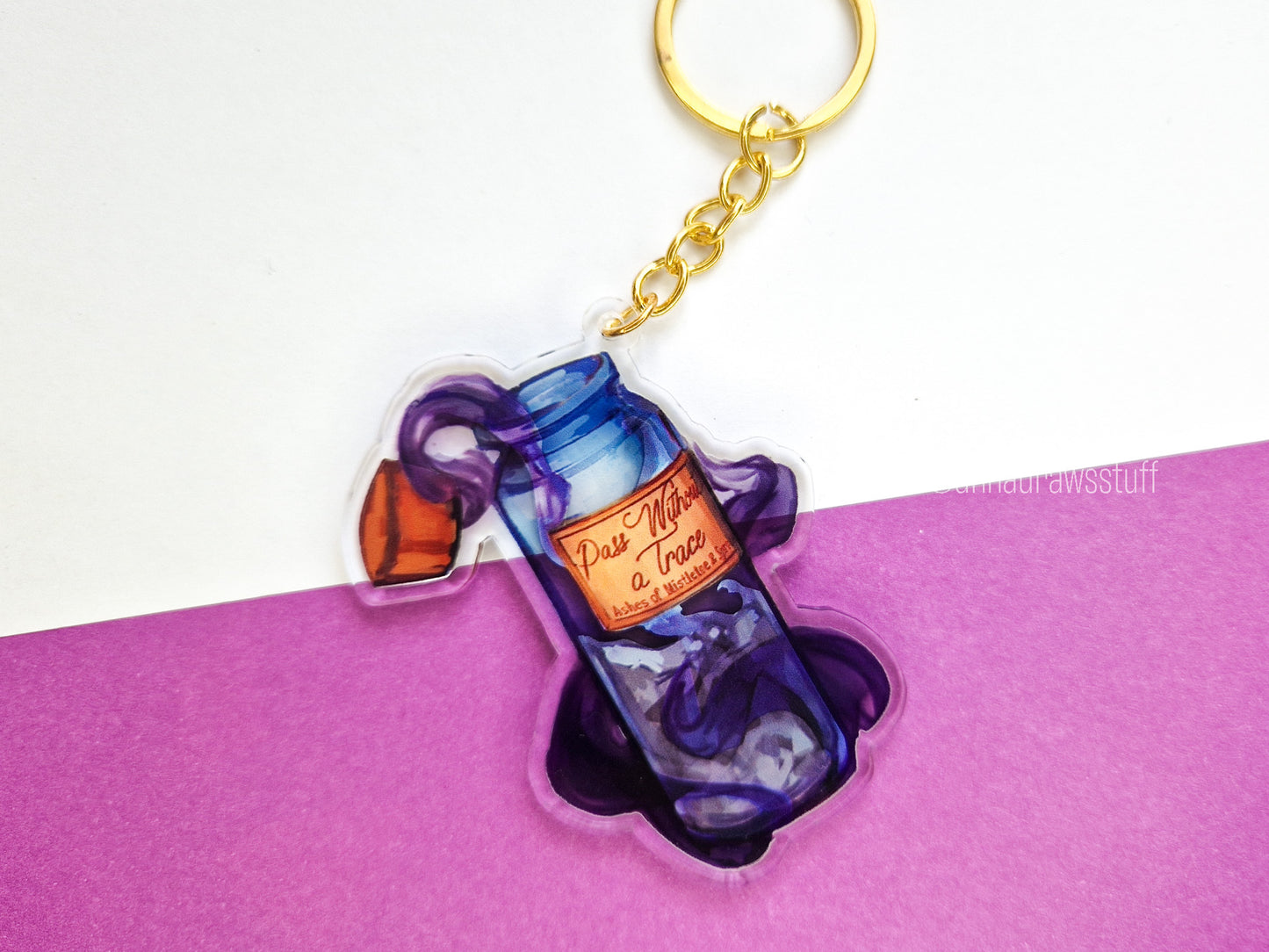 Pass Without A Trace DnD Keychain