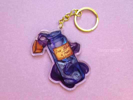 Pass Without A Trace DnD Keychain