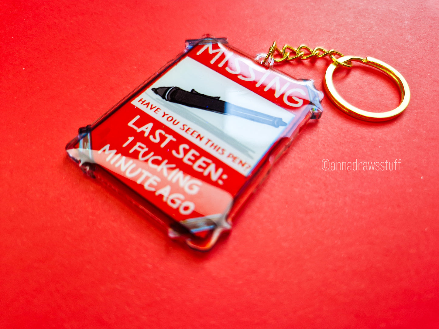 Missing Tablet Pen Keychain