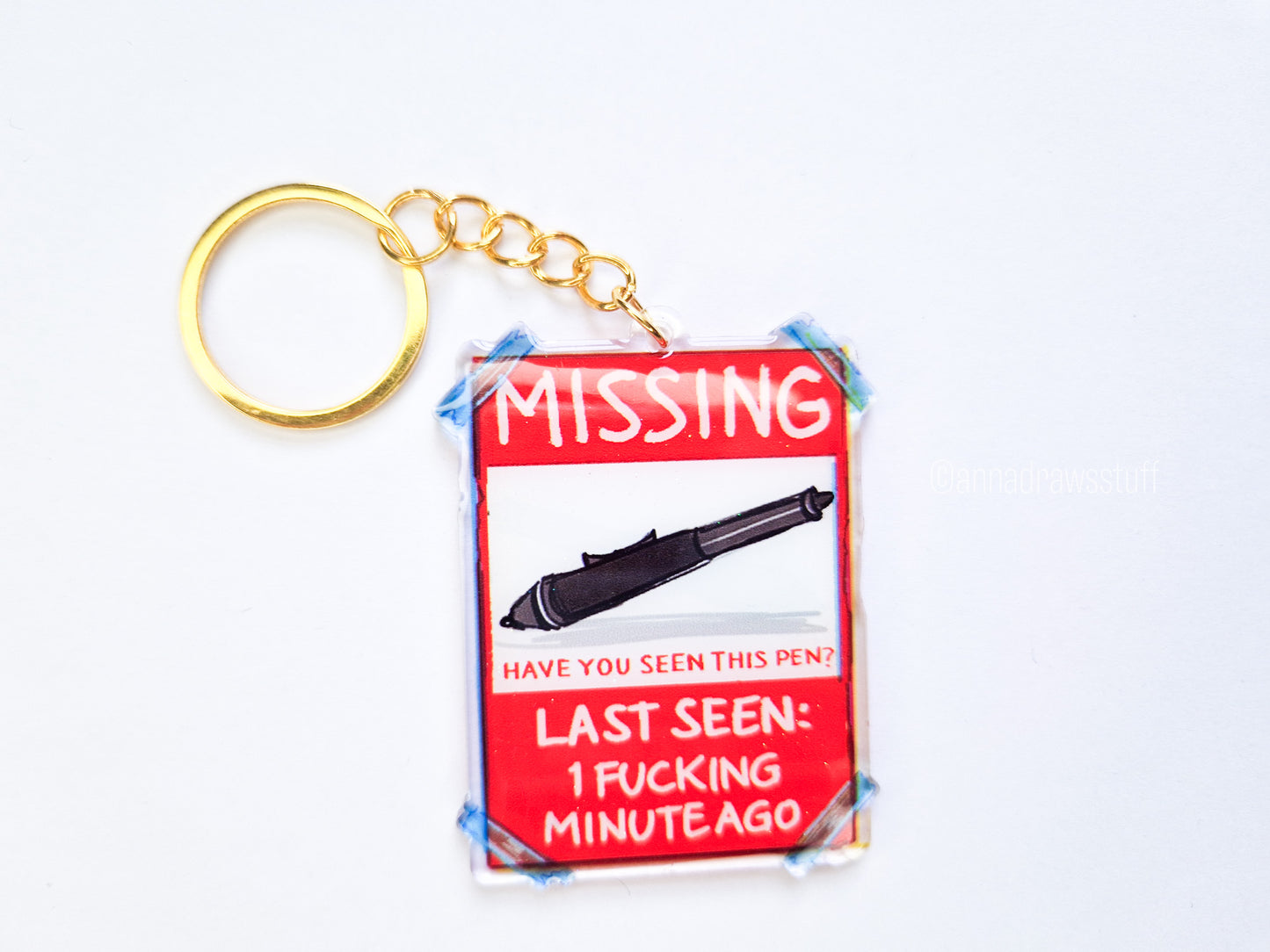 Missing Tablet Pen Keychain
