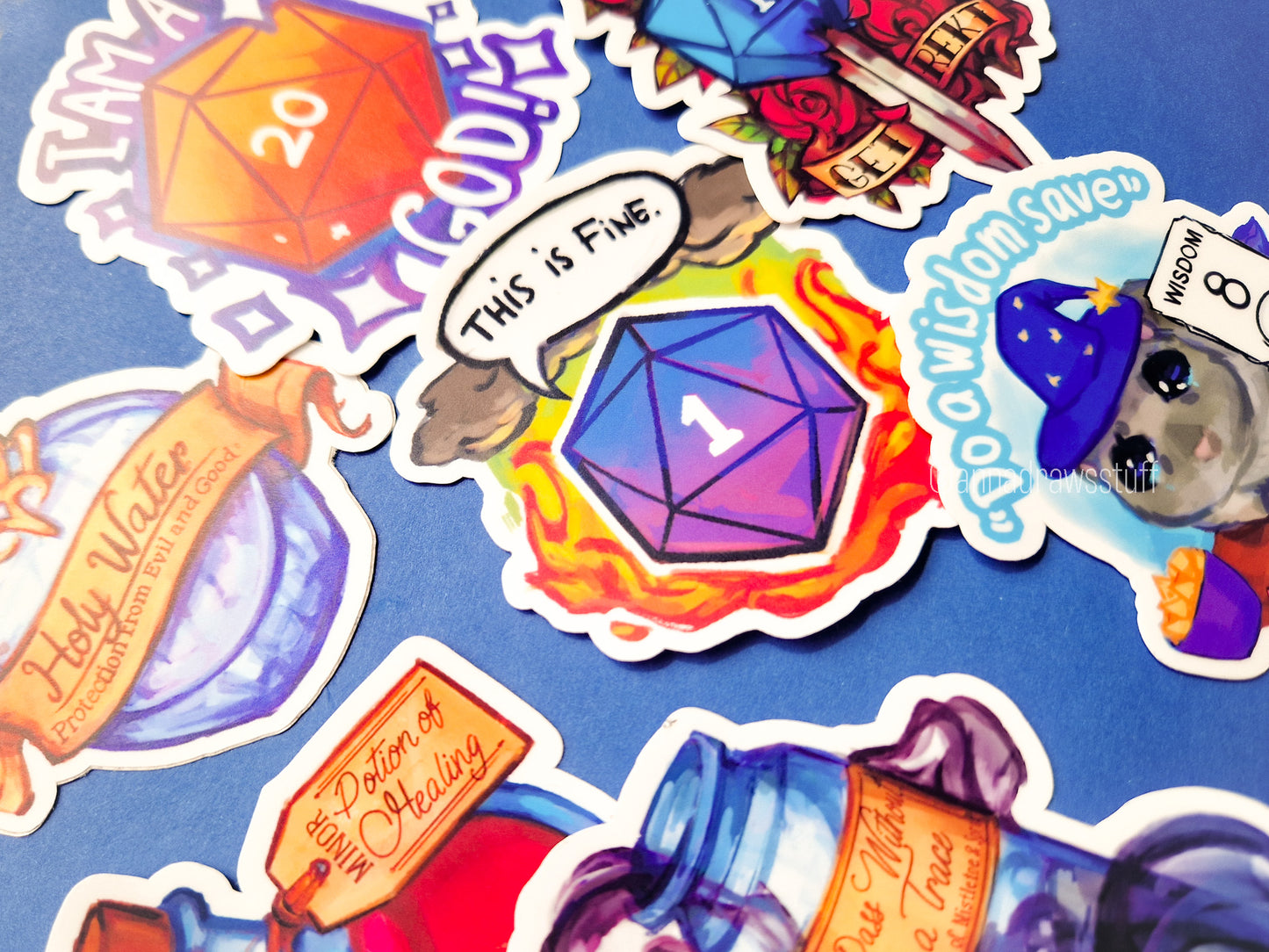 DnD Stickers - Waterproof Vinyl Stickers
